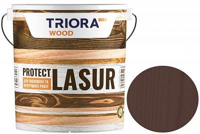 Лазур Triora акрилова для деревини венге шовковистий глянець 2,5 л
