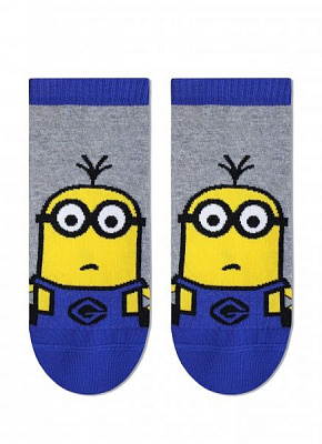 Носки женские Брестские 1125 Minions (укороченные) 304 р. 23 серый меланж 1 пар 