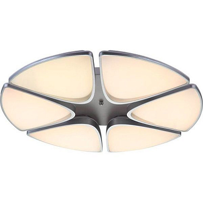 Люстра світлодіодна Altalusse 72 Вт біла/срібло INL-9368С-72