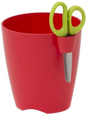 Горщик пластиковий Prosperplast Limes uno круглий 1,9л кораловий (19569-1788)