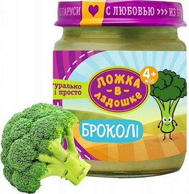 Пюре Ложка в ладошке з броколі 100 г 4815396000772