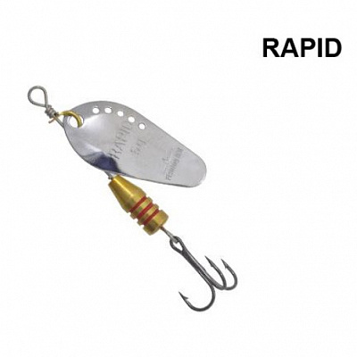 Блесна-вертушка Fishing ROI 11 г Rapid 001 silver