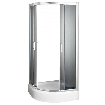 Душова кабіна ScandiSPA Fortuna 90x90 M720-G профіль хром, скло сіре