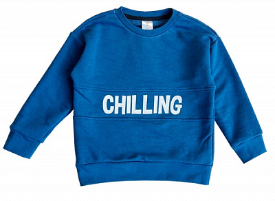 Реглан для мальчика Роза р.140 синий 221105 