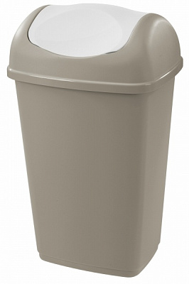 Ведро с крышкой Tontarelli Грация 15 л бежевый 