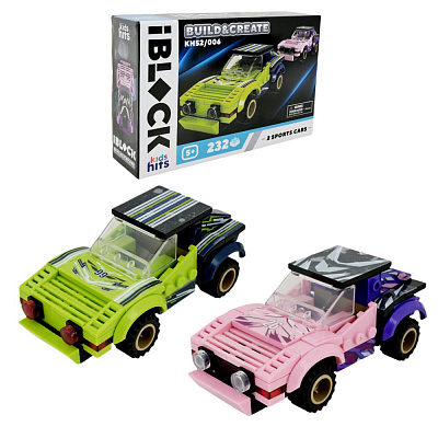 Конструктор Iblock Kids hits JUNIOR Мегакары KH52/006