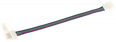Коннектор IEK IP20 LSCON10-RGB-212-03 3 шт./уп. 10 мм (разъем-15см-разъем)