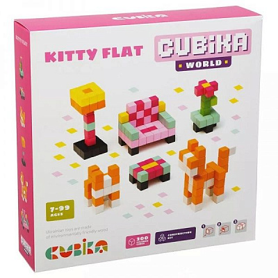 3D-конструктор Cubika World Будинок кішки