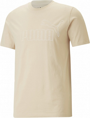 Футболка Puma ESS ELEVATED TEE 84988388 р.S бежевый