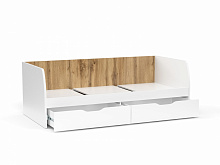 Ліжко дитяче Accord LANA 90x200 см платиновий білий/дуб вотан