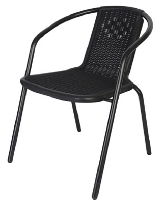 Стілець металевий Indigo Рита 53x62x73 см чорний