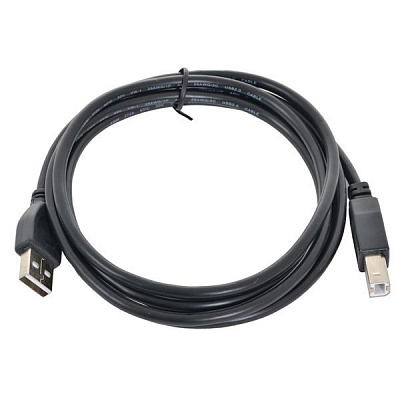 Кабель Real-El USB2.0 AM-BM 3 м чорний
