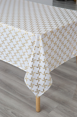 Скатерть Alia 140x220 см белый Sensio