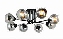 Люстра Sensio Leman 8x40 Вт E27 черный с серебристым LS-07268/8S-E2740W