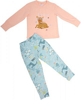 Пижама детская для девочки Roksana р.104-110 розовый №1065/16809 