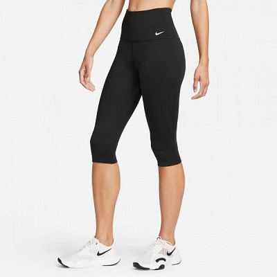 Лосины Nike W NK ONE DF HR CPRI TIGHT DV9024-010 р.L черный