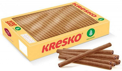 Трубочки АВК хрусткі шоколадний смак Kresko
