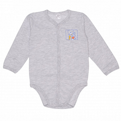 Боди детское для мальчика Татошка р.80 серый меланж м14251смл 