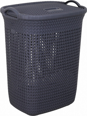 Кошик для білизни RIO KNIT 65 л 439х357х583 мм коричневий