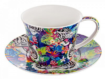 Чашка з блюдцем Animal Colors 220 мл 924-726 Lefard