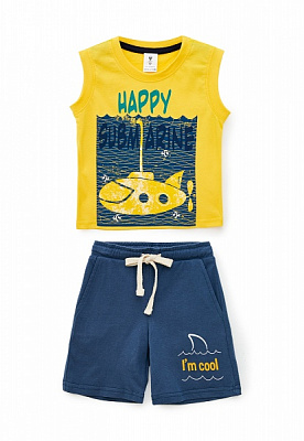 Комплект для мальчиков Роза р.98 лимонный 201014 