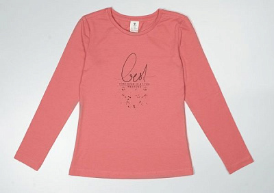 Джемпер для дівчинки Роза 210411 р.140 темно-кораловий