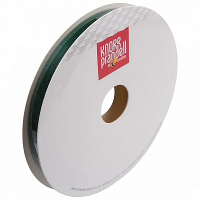 Стрічка декоративна Knorr Prandell органза 0,6 см 10 м зелений
