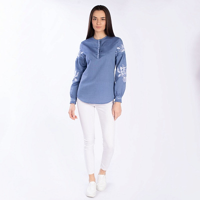 Вышиванка Эдельвика синий р. 32 360-22/00 