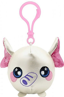 Мягкая игрушка Squeezamals ароматная Слоненок Эдди на клипсе 6 см SQS00866E