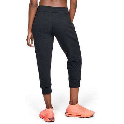 Штани Under Armour Cotton Fleece Slim leg Crop 1320610-001 р. L чорний