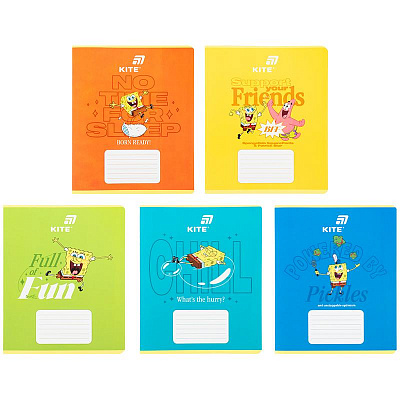 Тетрадь Sponge Bob 18 лист. клетка SB26-236 KITE