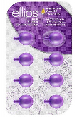 Олія Ellips Nutri Color для збереження кольору фарбованого волосся 6 мл