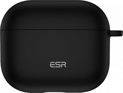 Чехол для наушников ESR с карабином Bounce Protective Silicone Case для AirPods 3 (2021) black 14023 