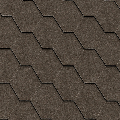 Бітумна черепиця MATIZOL® RESIDENCE сота коричневий 3 кв.м