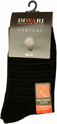 Носки Diwari COMFORT 012 р. 28 черный 