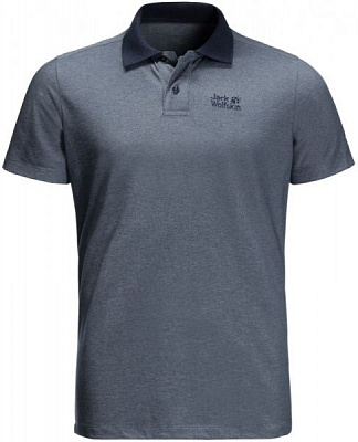 Поло Jack Wolfskin PIQUE POLO MEN 1804653-1010 S темно-синий