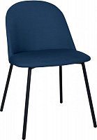 Стілець обідній Nowy Styl SKY BLACK (BOX-2) FC-79 чорний/синій