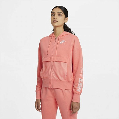 Джемпер Nike NSW AIR FZ TOP FLC CZ8618-693 р. 2XL розовый