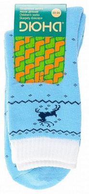 Шкарпетки дитячі Duna 12В 417 р.22–24 блакитний