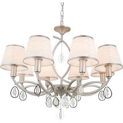 Люстра подвесная Victoria Lighting Lullaby/SP8 8x40 Вт E14 никель 