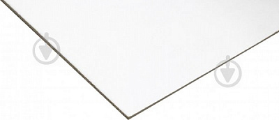 ДВП ламинированная 2745х1700х2,5 мм белый (1 сорт)