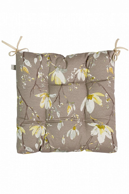 Подушка на стул 40х40 Магнолия цветы Прованс