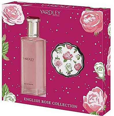 Набір для жінок Yardley туалетна вода English Rose 125 мл + подвійне люстерко