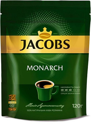 Кофе растворимый Jacobs Monarch 130 г 