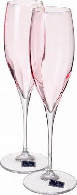 Набір бокалів для шампанського Monalisa Allegria Red 260 мл 6 шт. Vema