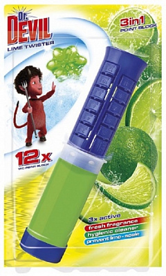 Диски туалетные Dr.Devil Лайм твистер 75 мл 