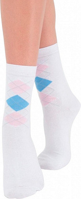 Шкарпетки жіночі Giulia WS3C/Sl-010 -(LSL COMFORT-02 ) р.39-40 білий