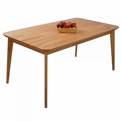 Стіл обідній KROKWOOD PARIS з масиву бука (1600x900x750 мм)