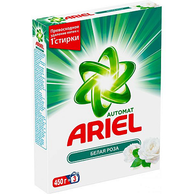 Стиральный порошок Ariel Белая роза 450 г