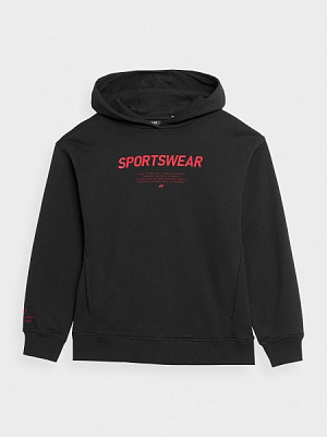 Джемпер 4F SWEATSHIRT M0825 4FJSS23TSWSM0825-20S р. 164 чорний